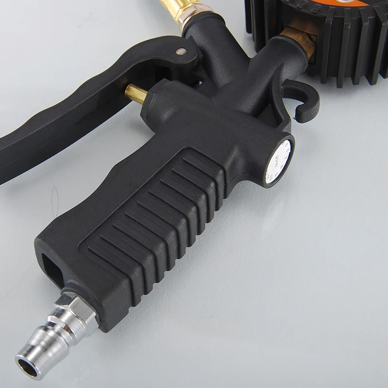 Высокоточный цифровой дисплей пистолет для надувания шин четыре в одном с вакуумным манометром для шин DP-201