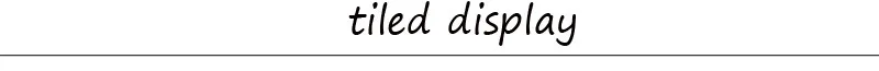 tiled display