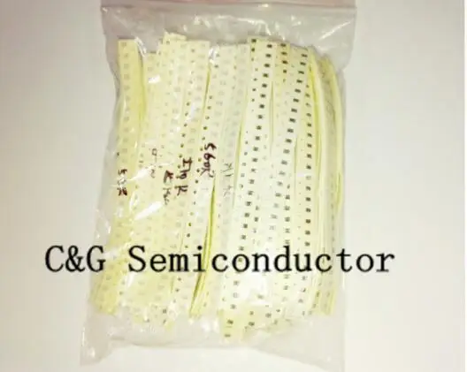 

0805 SMD Resistors 10R-910 5% ,80valuesX25pcs=2000pcs, 0805 SMD Resistors Assorted Kit, Sample bag