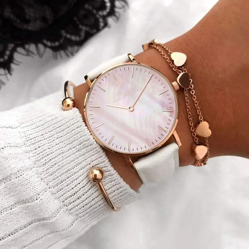 REOULIONS-new-coral-shell-fashion-retro-watch-stainless-steel-mesh-belt-ROSEGOLD-quartz-reWatches.jpg_640x640_副本