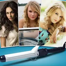 ЖК-цифровой контроль температуры керамические инструменты для укладки 28 мм щипцы для завивки волос конус электрический щипцы для завивки волос ролик