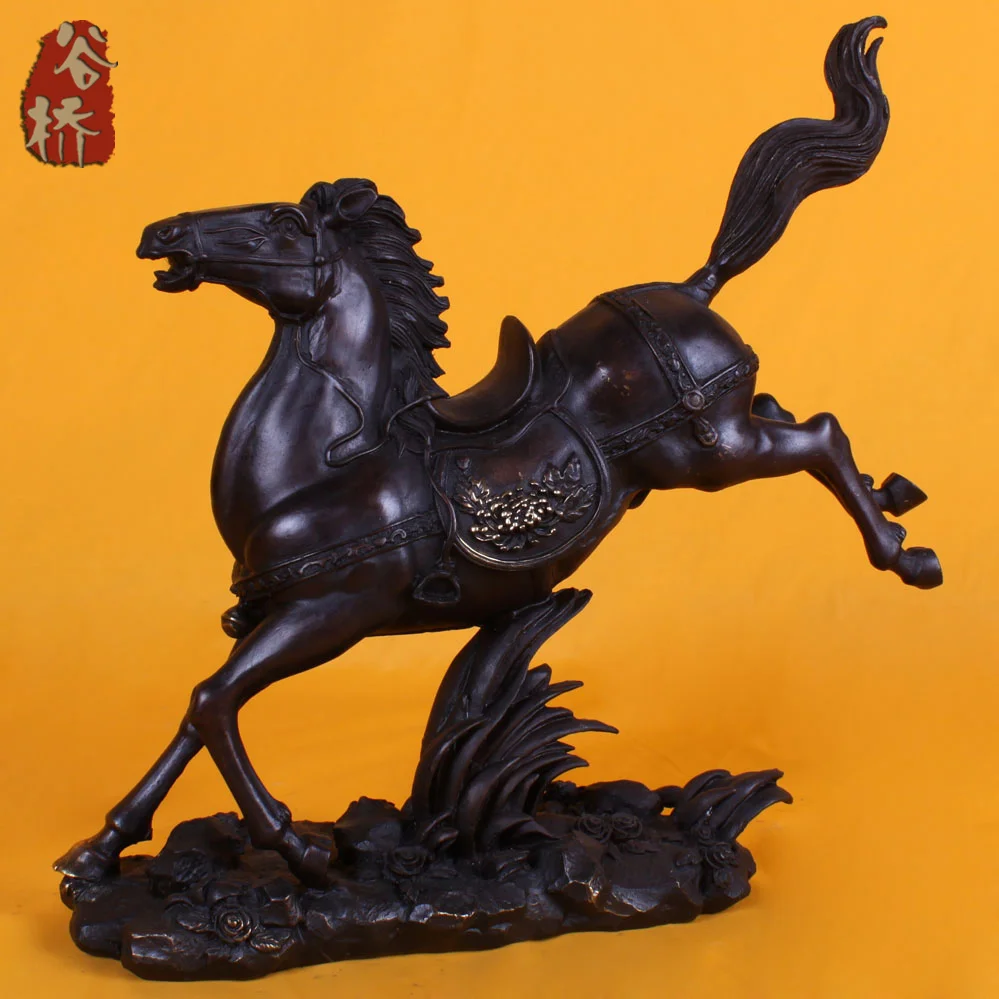 

Bronze sculpture, crafts accessories decoration lucky horse bronze sculpture, decoration