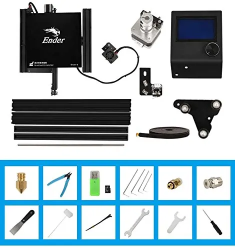 Ender 3 creality 3D принтеры DIY Kit v слот Prusa I3 обновления резюме Мощность Off Максимальная