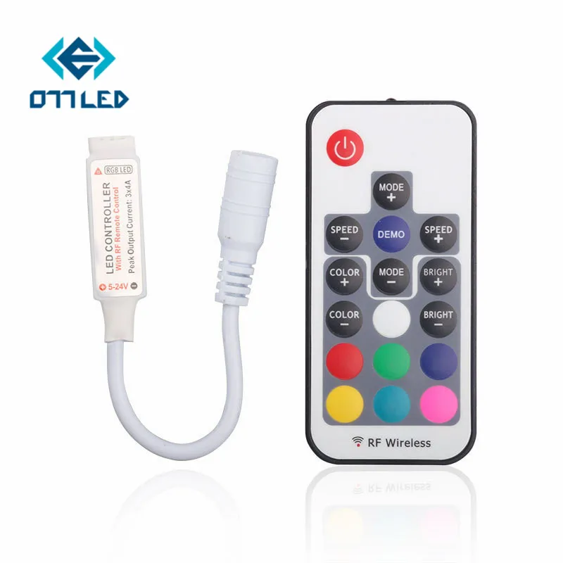 

Mi Light Rgb Led Controller Milight Chave Remoto 17 Keys Led Remote Controller for Led Strip Rgbw Luces Led Con Control Remoto