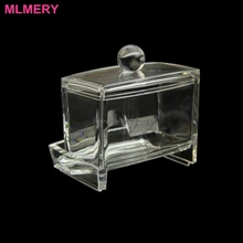 Акриловый Ватный тампон Органайзер палочка коробка косметический держатель для хранения косметики офис# Y207E# Лидер продаж