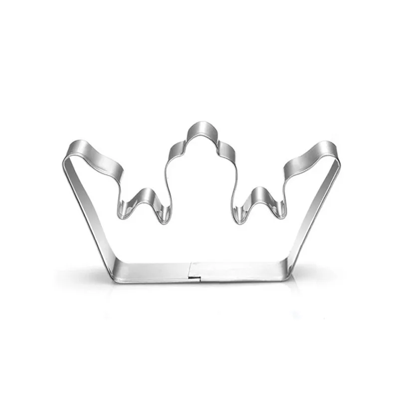 

Premium Stainless Steel Princess Crown King Queen Party Cookie Cutter Cake Biscuit Baking Tool Mold Baking Tools For Cakes