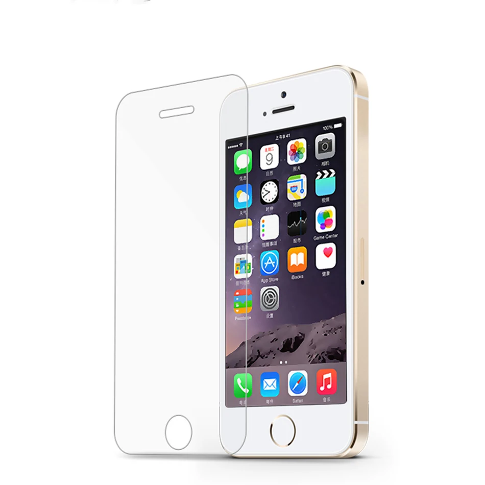 Ультратонкий 9 9н 2.5D Премиум Закаленное Стекло Экран Протектор Для iPhone 5 5S 6 S 7 плюс