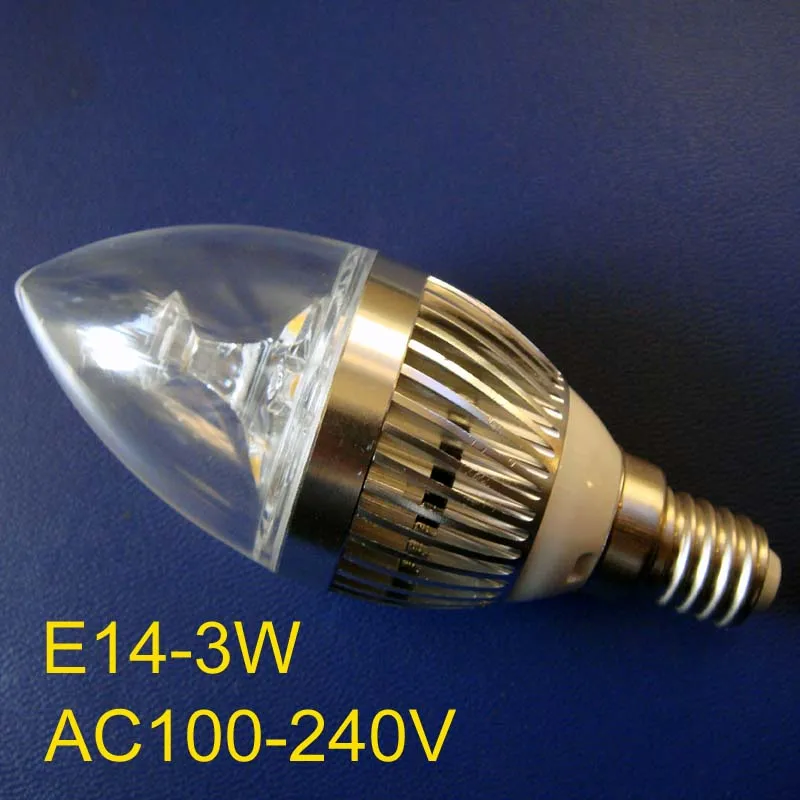 

Powerful 3W E14 Led Light Bulbs Interior Lighting Droplight Ceiling Crystal Floor Wall Desk Dome Candle Lamp free shipping 2pcs