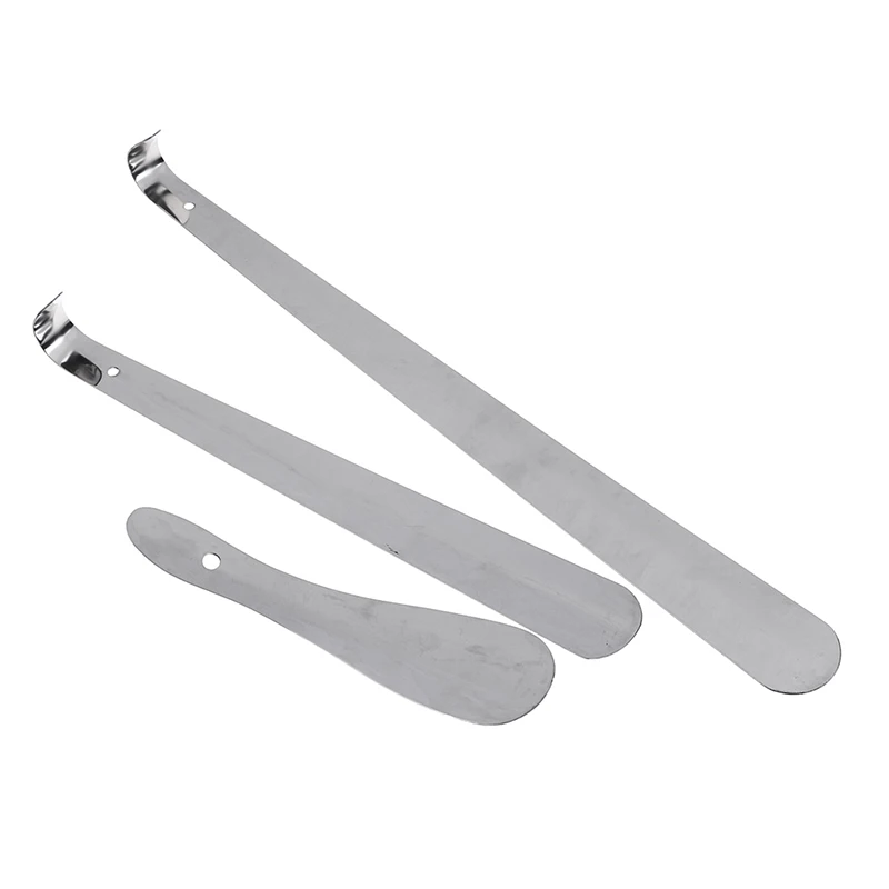 Professional 42/30/18cm Durable Stainless Steel Shoe Horns Easy Handle Shoe Horn Spoon Shoehorn Shoe Lifter Tool High Quality