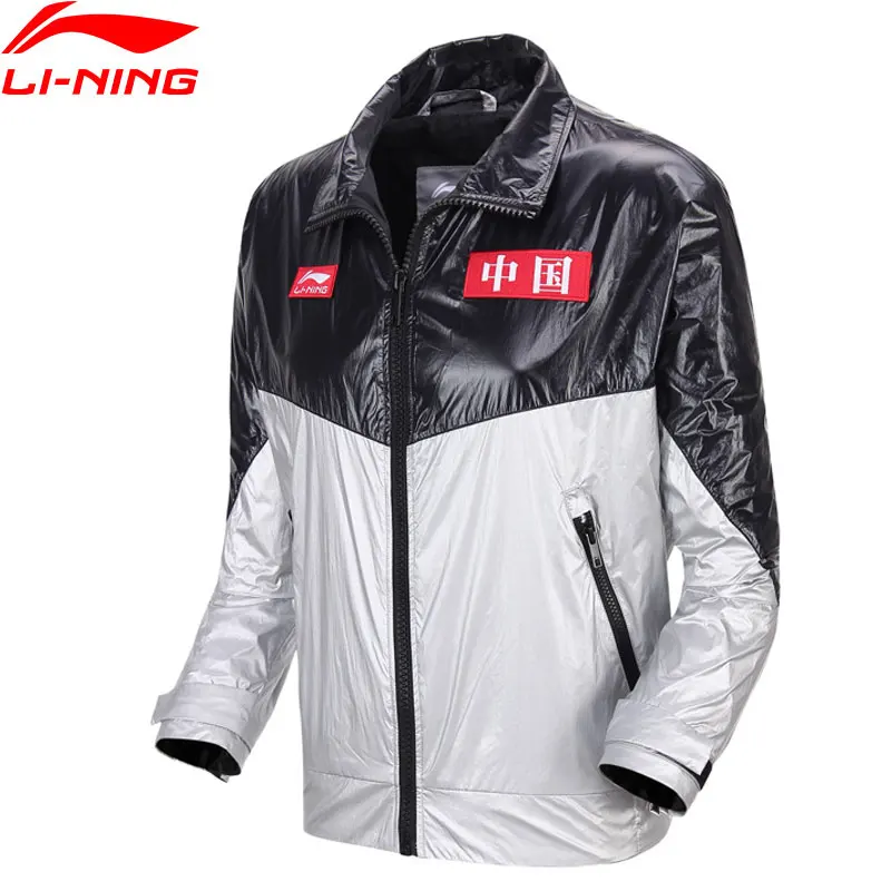 

Li-Ning Men PFW The Trend Jacket 100% Nylon Color-block Regular Fit China LiNing Sport Jackets Coats AJDN197 MWJ2609