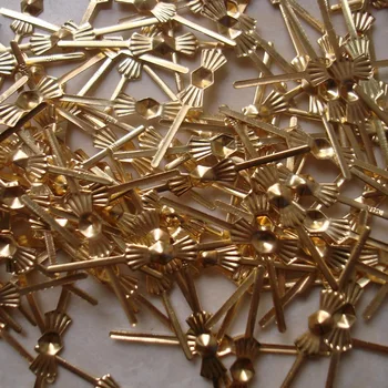 

500pcs/lot 25MM Crystal Butterfly Buckles Connector Chromium For Chandelier Beads Fitting Connectors