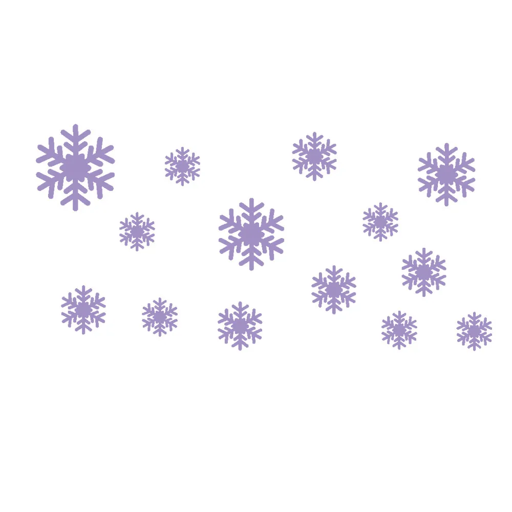 

New Wall Sticker Home Decoration Accessories For Living Room Frozen Snow Flakes Removableestrellas Brillan En La Oscuridad#A