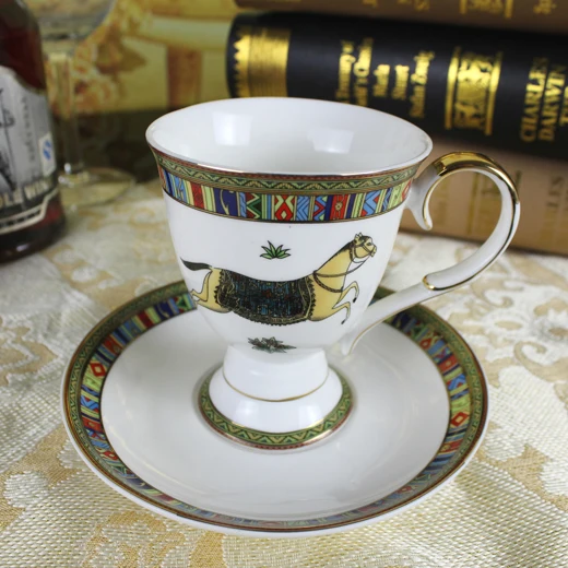 Porzellan kaffeetasse und untertasse bone china pferd entwurf in ... Porzellan kaffeetasse und untertasse bone china pferd entwurf in ...