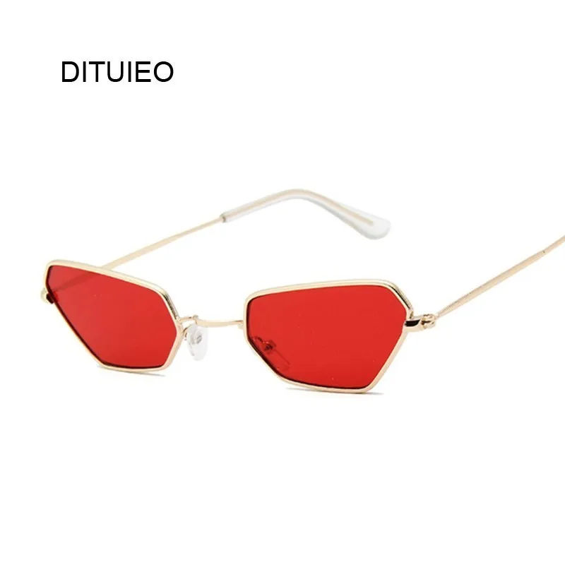 

Luxury Small Polygon Mirror Sunglasses Women Brand Designer Lady Cat Eye Sun Glasses Female Street Beat Oculos De Sol Gafas