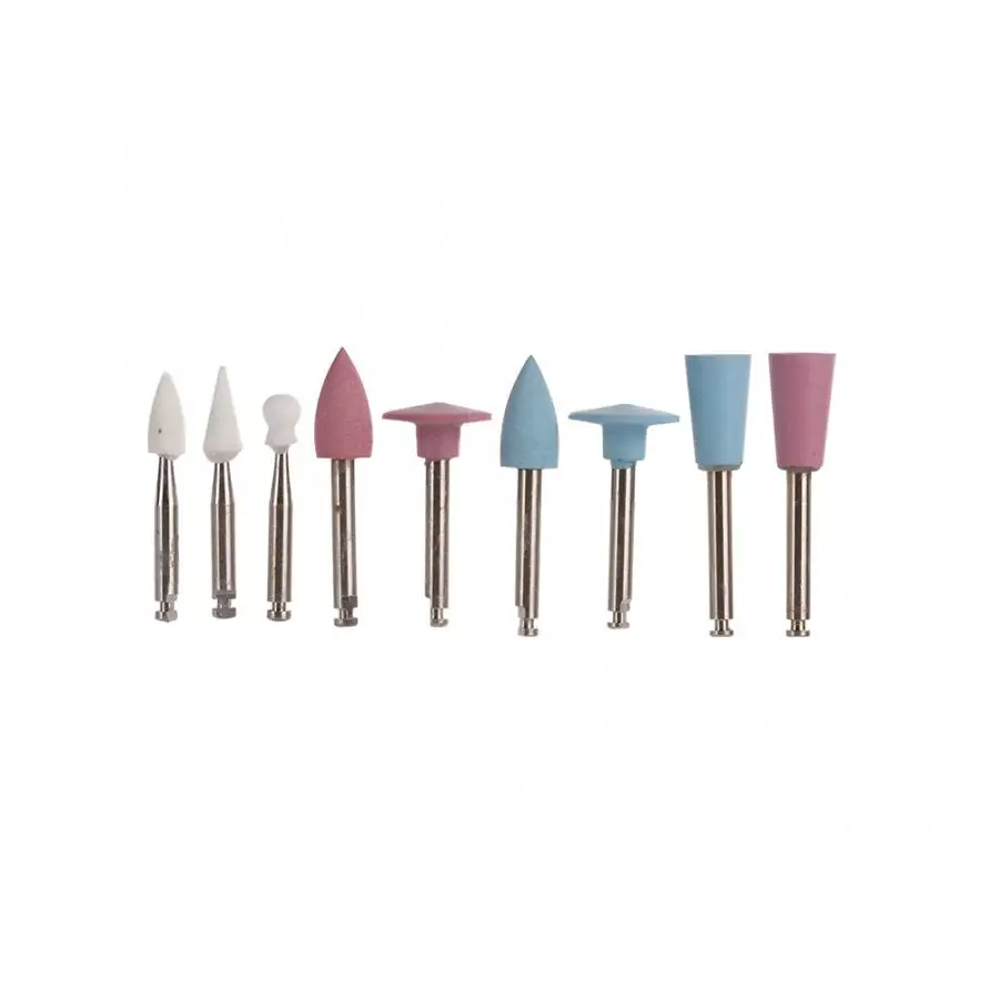 

9Pcs / Set RA0309 Dental Composite Polishing Kits Cured Resin Base Used for Low Speed Hand Tool