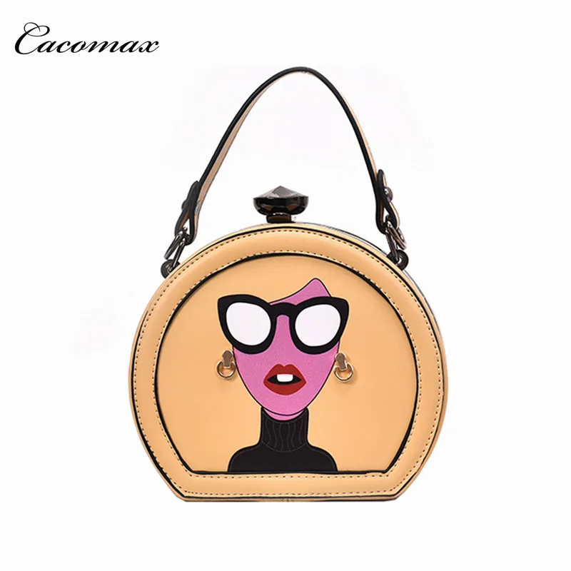 

Cute Lovely Girls bag 2019 new Korean fashion portable small round bag chain cute shoulder diagonal bag