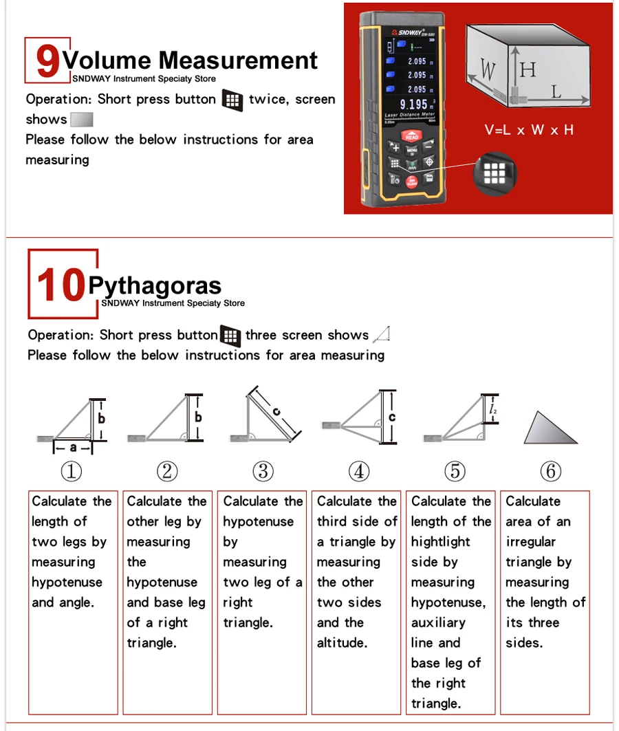 Camera laser distance meter details (10)