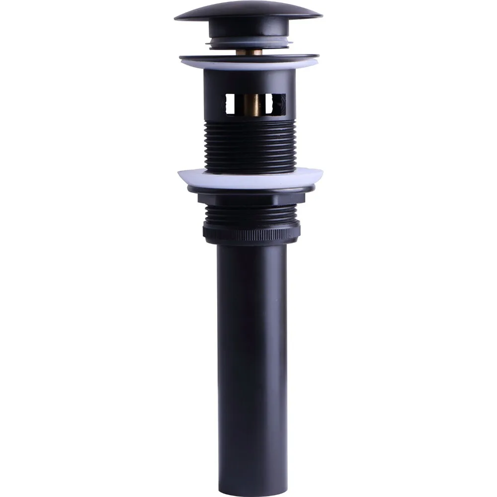 

Oil Rubbed Bronze 1 5/8" Bathroom Vessel Sink Pop Up Drain With Overflow KD823