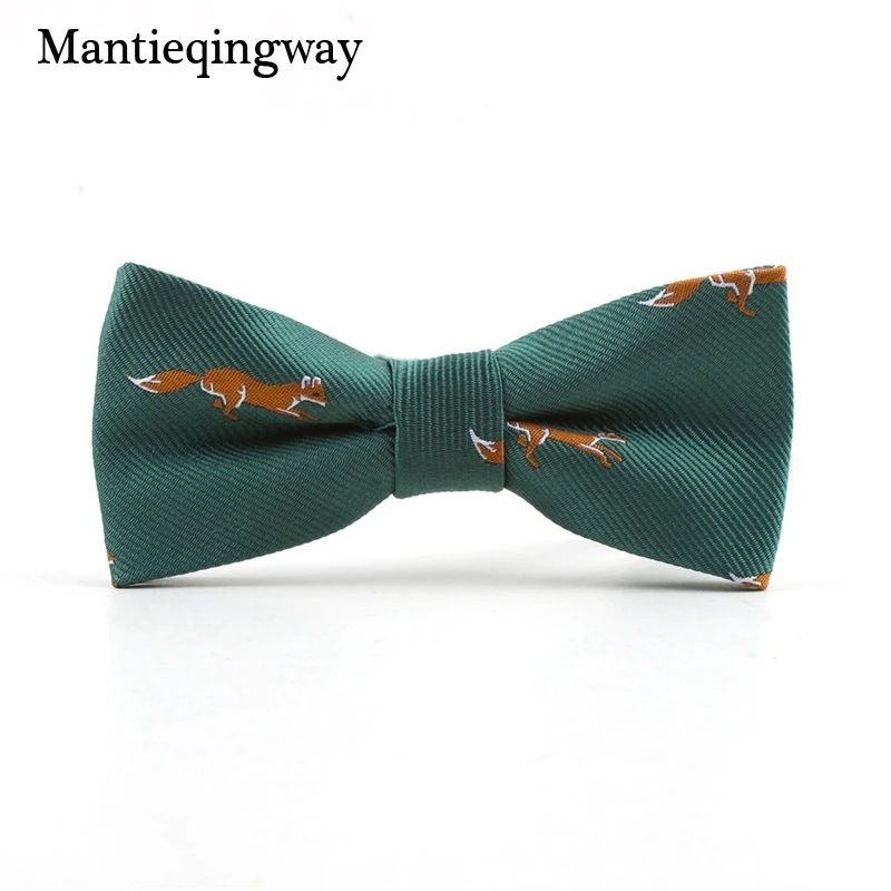 Галстук бабочка Mantieqingway для маленьких мальчиков узкий галстук с рисунком