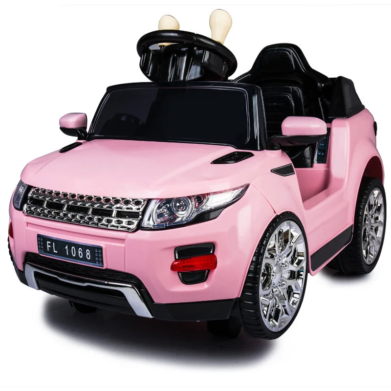 pink range rover baby car