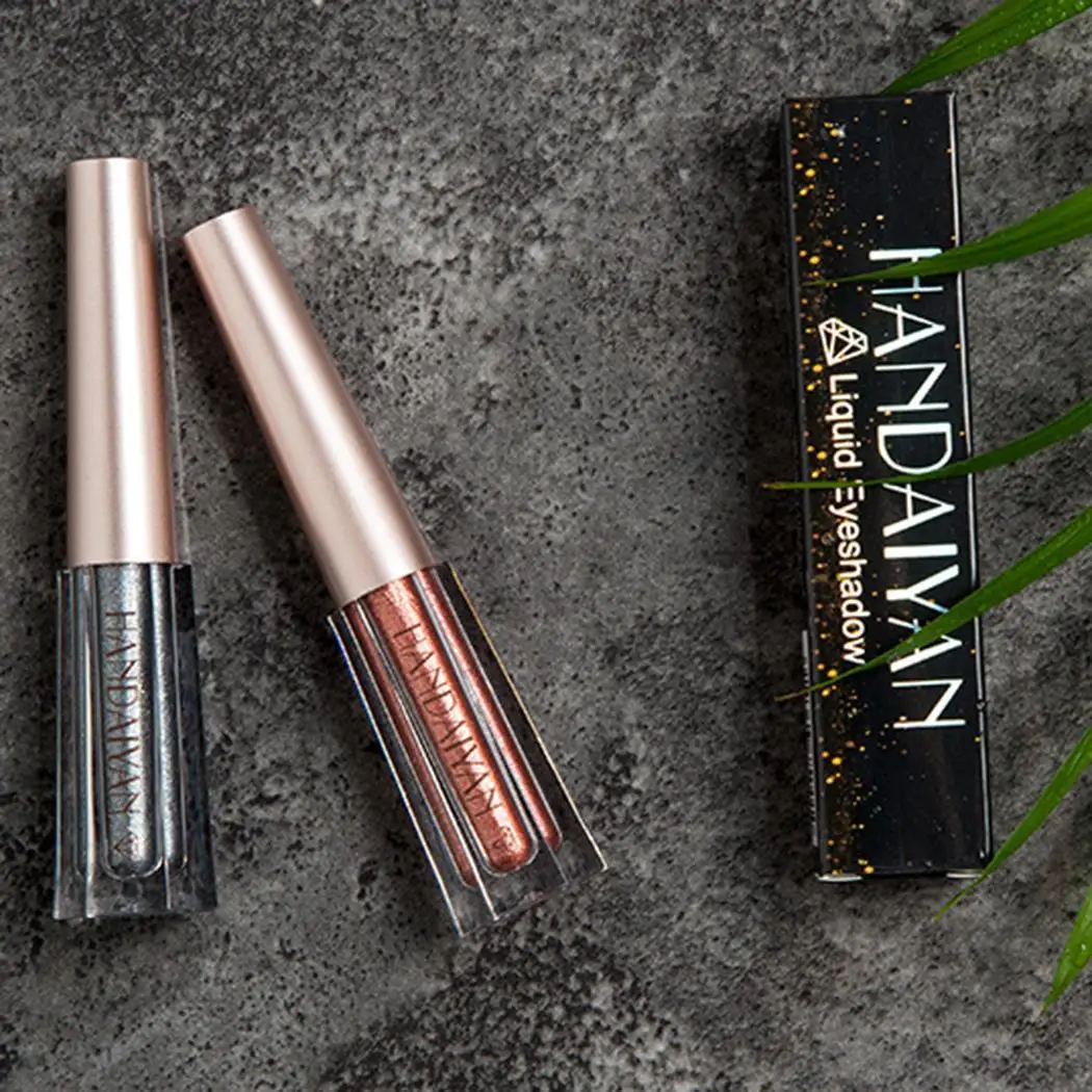 Модные 12 Цветов жидкие тени для век макияж Хэллоуин Limited Shimmer Metallic издание