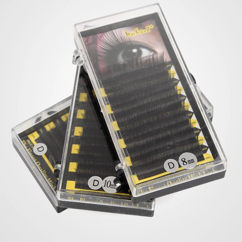 

High quality ,individual eyelash extension,natural mink eye lash  , lashes extension for professional D Curl 0.07Thick