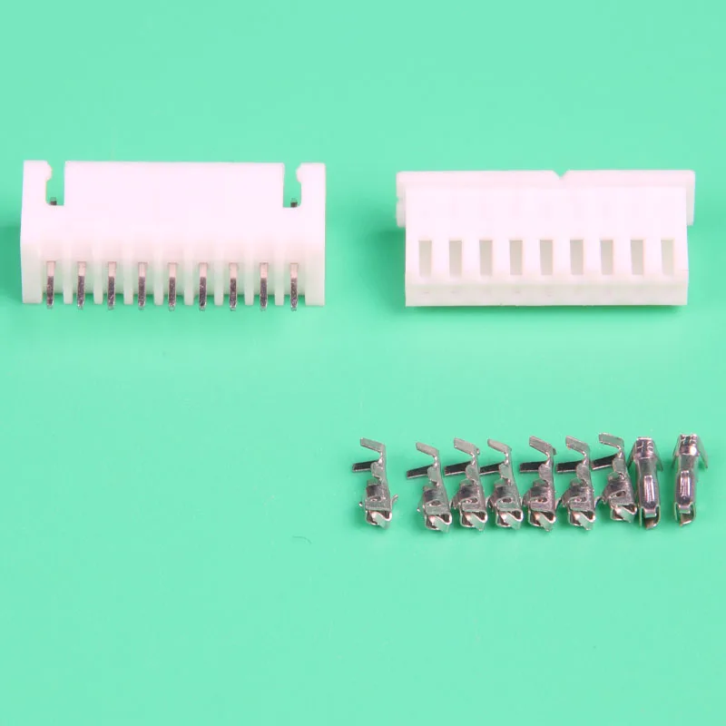 

Free Shipping 10sets terminal set socket connector leads Heade 2.54mm XH-9P (male&female Housing+Terminal)