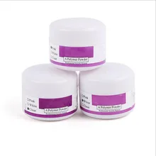 15 г прозрачный розовый белый 3 цвета акриловый порошок кристалл ногтей маникюр Советы Дизайн ногтей 3D украшение строитель полимер