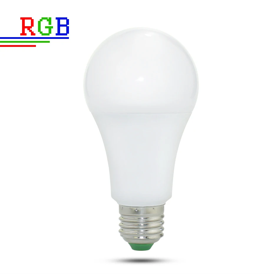 110 В 220 В E27 RGB светодиодный светильник 5 Вт 10 Вт 15 Вт RGB лампада сменная цветная светодиодная лампа RGBW с ИК-пультом дистанционного управления+ режим памяти