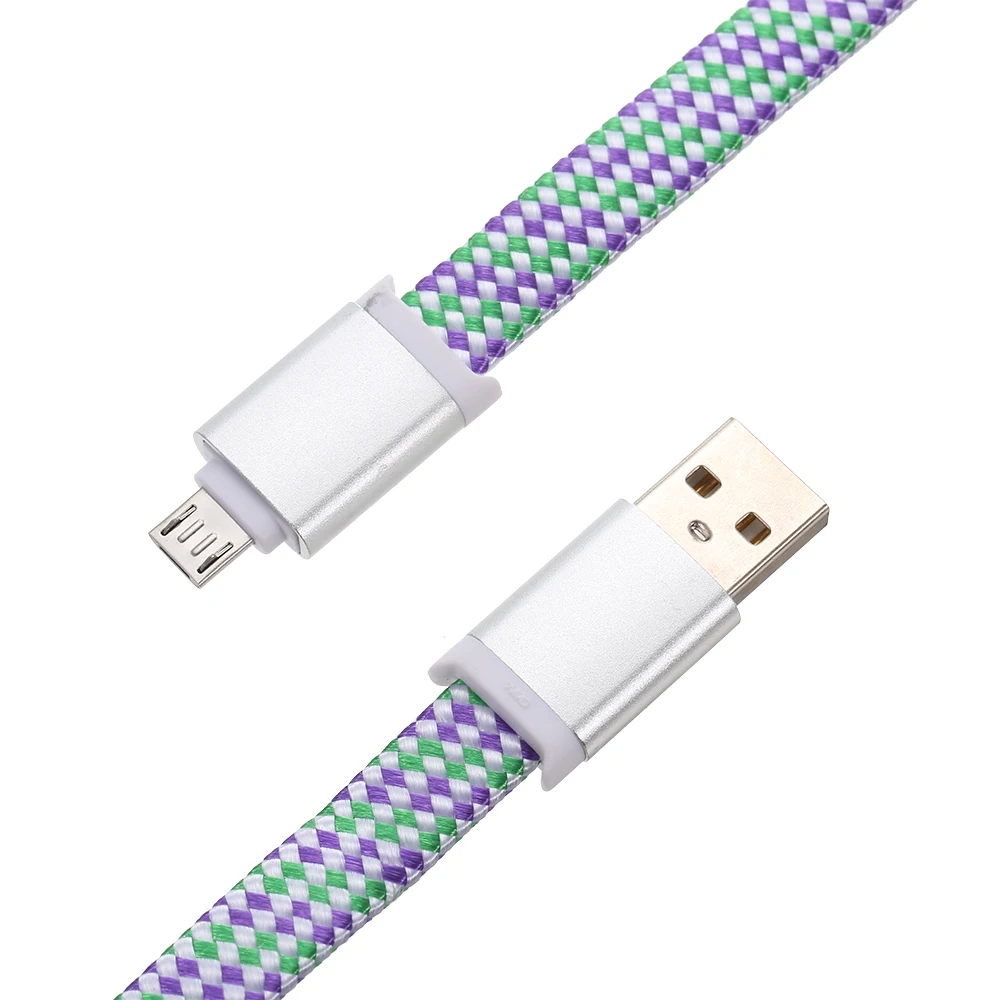 Плетеный кабель USB Type C плоский для зарядки и передачи данных 1 м Samsung