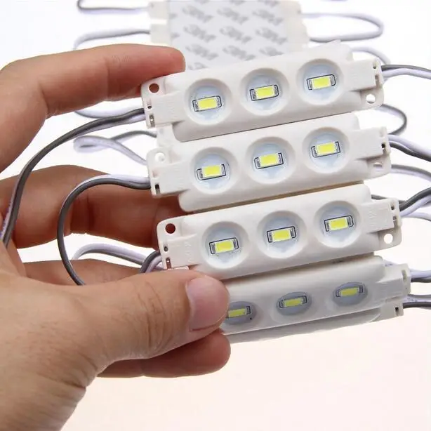 

3 Led Module with Square lens Waterproof 5630 SMD New led modules 1.2W DC12V Red/Green/Blue/Yellow / white/ warm white