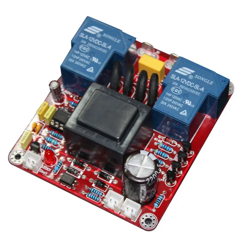 

2000W Class A Power Delay Soft Start Power Protection Board With Temperature Protection And Switch Features