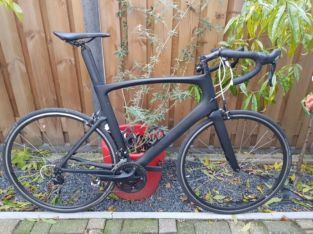 Cheap Only 7.9kg 700C Carbon Fiber Complete Bicycle Aero Cycling BICICLETTA racing Road Bike complete with Ultegra 6800 groupset 1