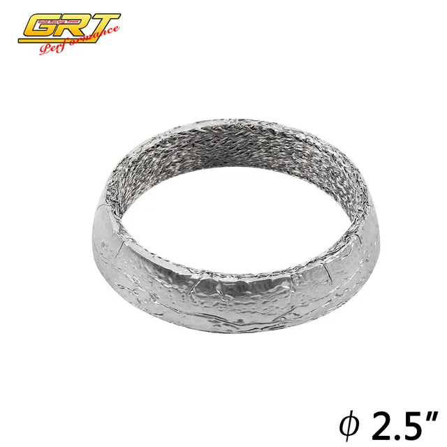 GRT Universal 2.5" 2.5 inch Exhaust Pipe Down Tube Flange Donut Gasket