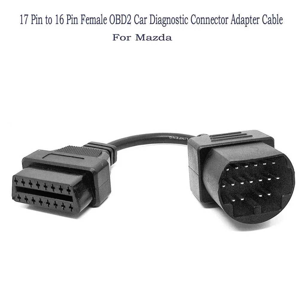 CARPRIE инструмент Горячая Распродажа для Mazda 17 Pin до 16 Pin Женский OBD2 автомобильный диагностический Соединительный адаптер кабель Высокое качество 9624
