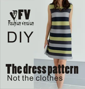 

Dresses Sewing Pattern Template Cutting drawing Clothing DIY ((Not selling clothes)) BLQ- 114