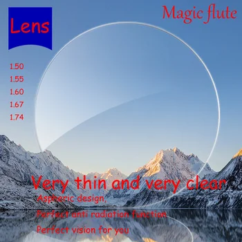 

Ultra-thin 1.74 aspherical anti radiation uvioresistant resin lenses,wear-resisting,scrach-resistant,non-glare, no deformation