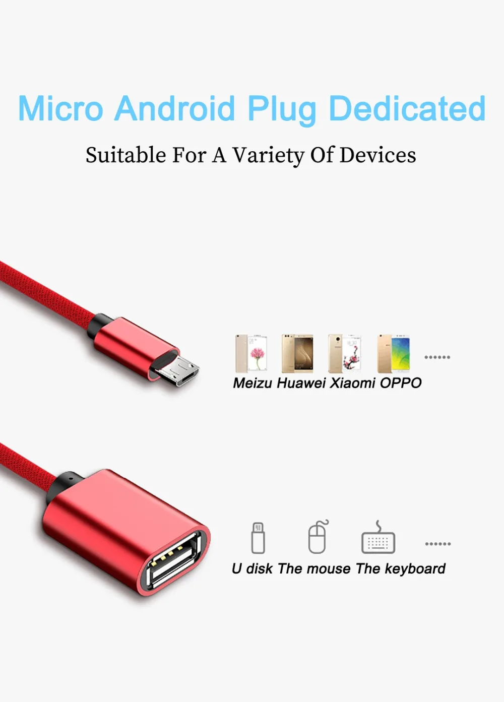 OTG кабель для Android Micro USB передачи данных с OTG разъем питания для Xiaomi htc samsung Tablet USB адаптер «Папа-мама»