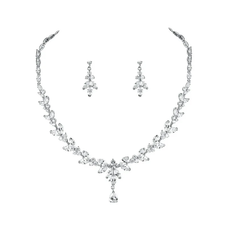 WEIMANJINGDIAN 귣 ǰ Marquise  Teardrop ť ڴϾ CZ   Ͱ, ź   Ʈ