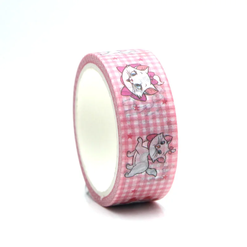 Marie Cat мультфильм kawaii DIY Ремесло Скрапбукинг липкая клейкая бумага Васи маскирующая лента печатные узоры наклейки E0154