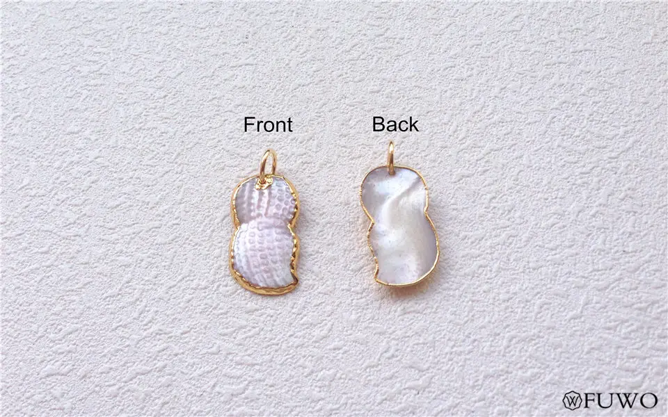 Peanut Shaped Shell Pendant 9