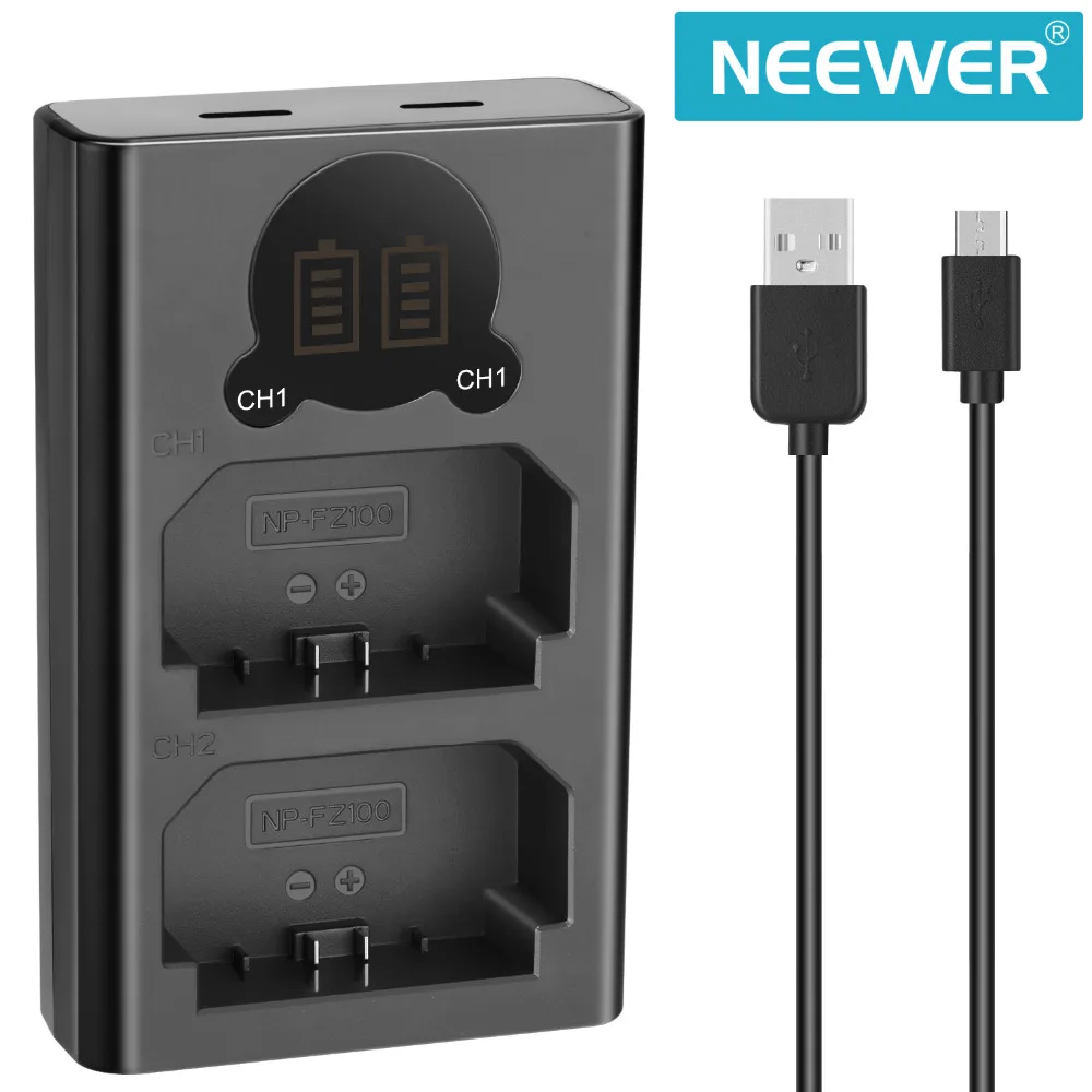 Battery Charger Adapter For Sony NP-FZ100 Battery For Sony ZV-E1 FX3 FX30 A1 A9 II A7R V A7S III A7 IV A6600 A7C Camera