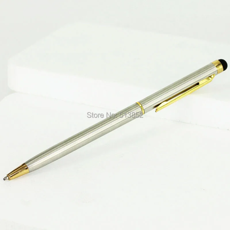 KTG1089J_1_2 in 1 Stylus Touch Pen + Ball Pen iPhone 6S 7 7 Plus iPad 4 5 6 iPod Touch Suit for Universal Smart Phone Tablet PC Pen