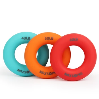 

O Hand Gripper Grip Silicone Ring Hand Resistance Band Finger Stretcher-Exercise for Forearm Wrist Training Carpal Hand Expander