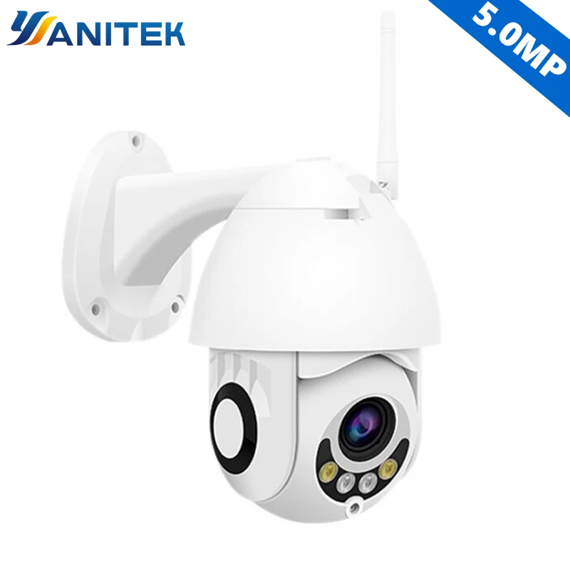 H.265 5MP 4X Zoom ONVIF Беспроводная PTZ наружная P2P купольная камера 3MP 2MP IP WiFi 1080P Детектор
