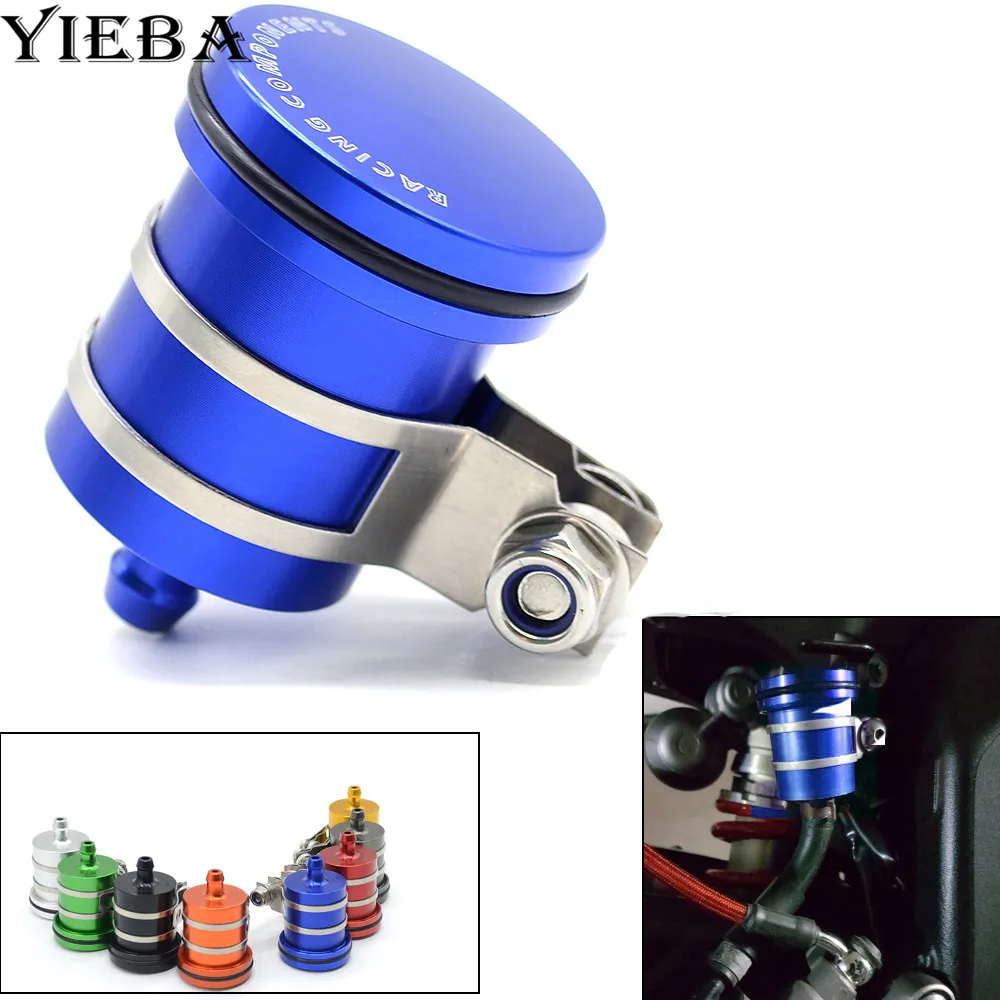 Motorcycle Brake Fluid Reservoir Clutch Tank Oil Fluid Cup For KAWASAKI yamaha Suzuki gsx r Ducati Dirt Bike ktm DUKE t max 530