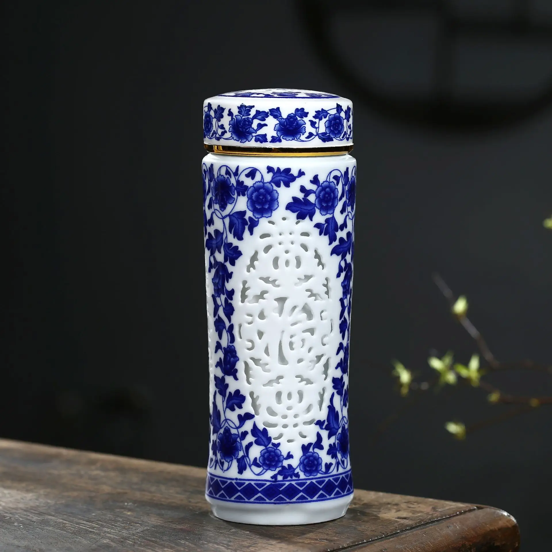 Blue Straight cup
