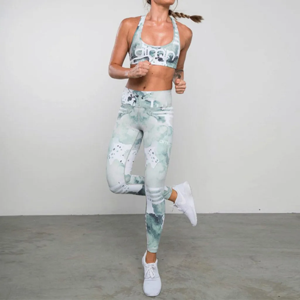 

ISHOWTIENDA 2019 Women Seamless Print Yoga Sports Tight Pants Hips High Waist Thread Pant gymshark seamless leggings #g30