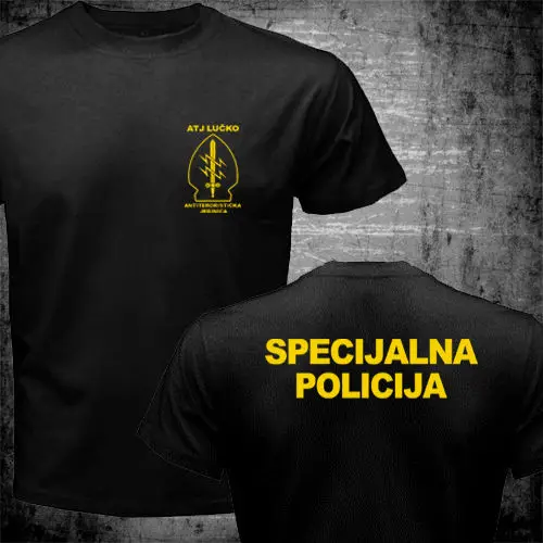 Мужские футболки русские Spetsnaz ATJ LUCKO French GIPN GIGN Navy CTLO Nepal RGR EKO COBRA Австрия полиция