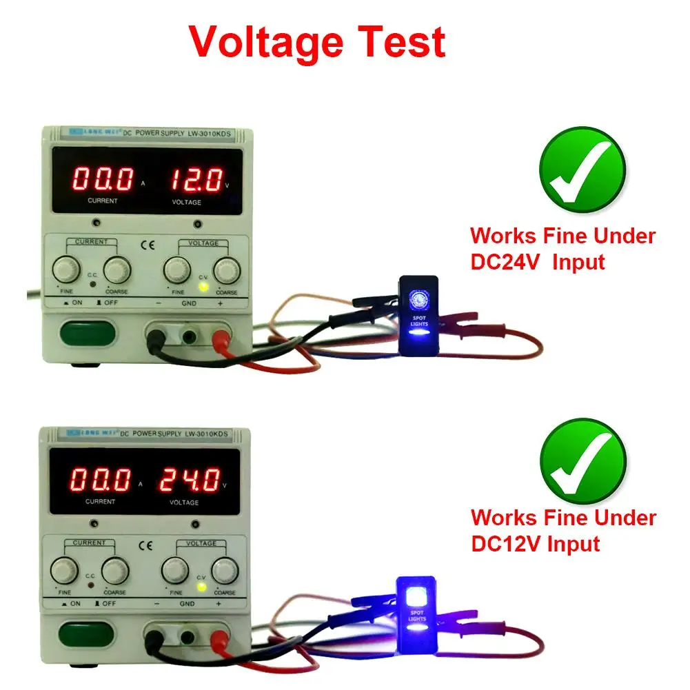 Herorider 5pin Автомобиль Лодка Грузовик освещенный тумблер 12v ВКЛ-ВЫКЛ водонепроницаемый тумблер Кулисный Переключатель автомобиля Лодка 12 V-24 V